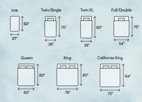 bed sizes