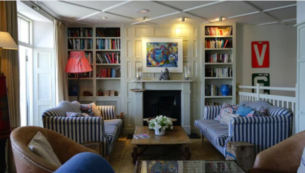 living room with furniture