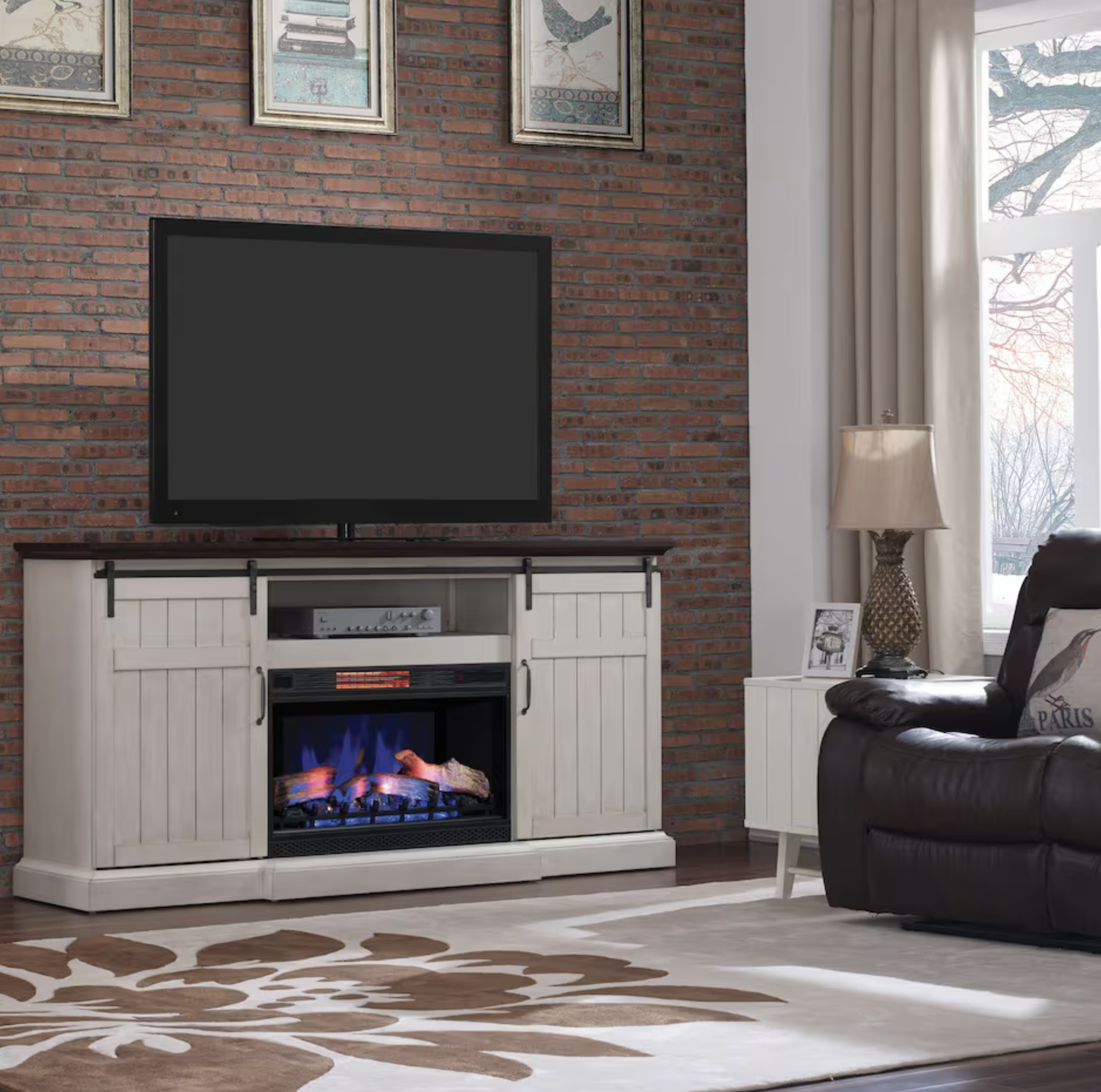 Cozy & Stylish: Decorating with Indoor Fireplaces in TV Consoles & Entertainment Centers
