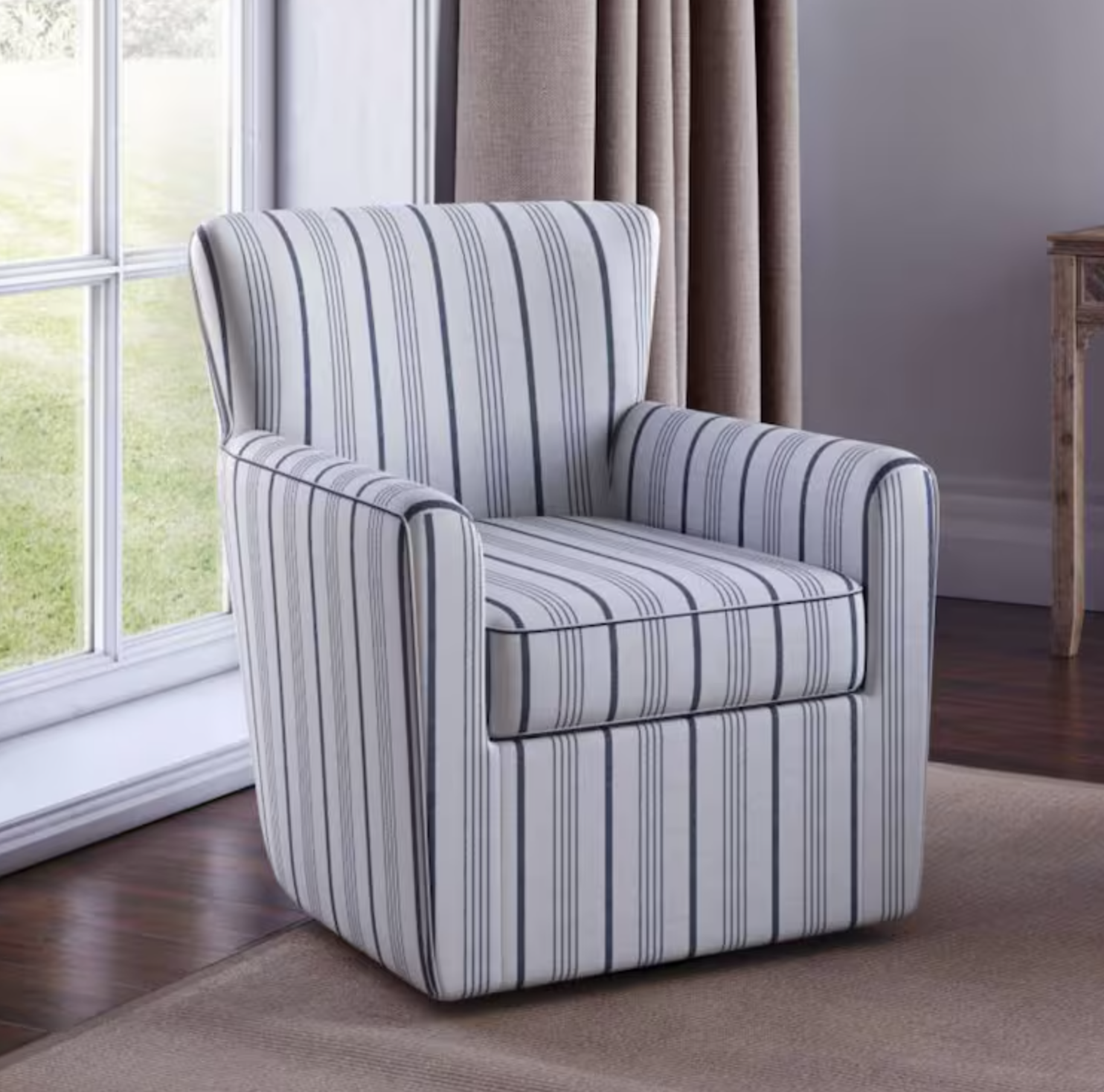 Spring Decorating Tips: Refresh Your Home with a Swivel Chair, Ottoman, and More
