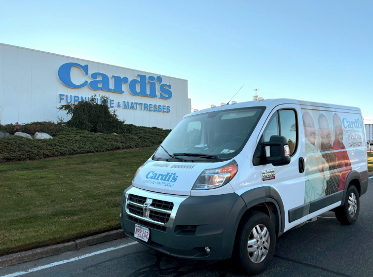 Cardi's store and van