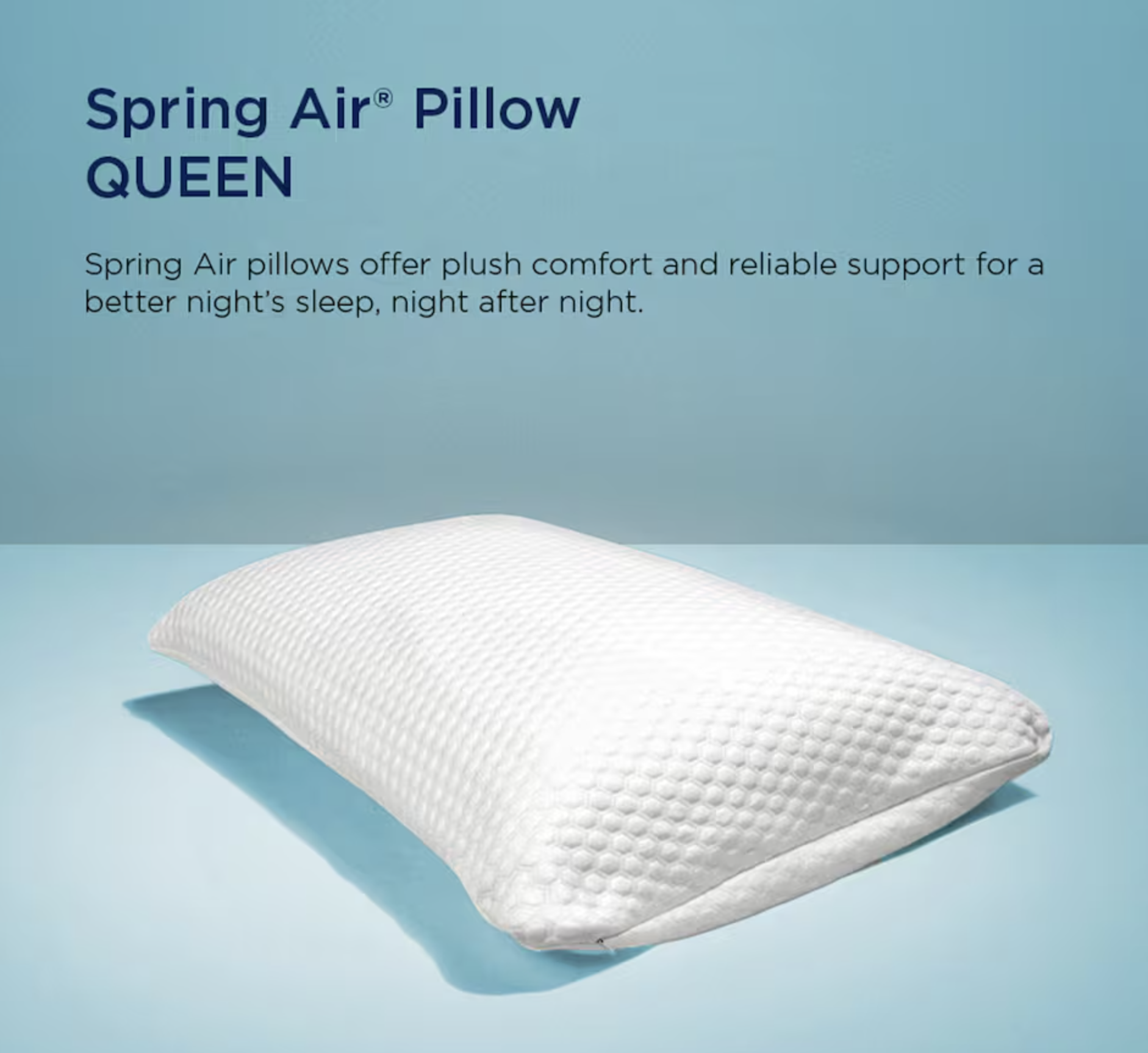 Spring Air pillow queen