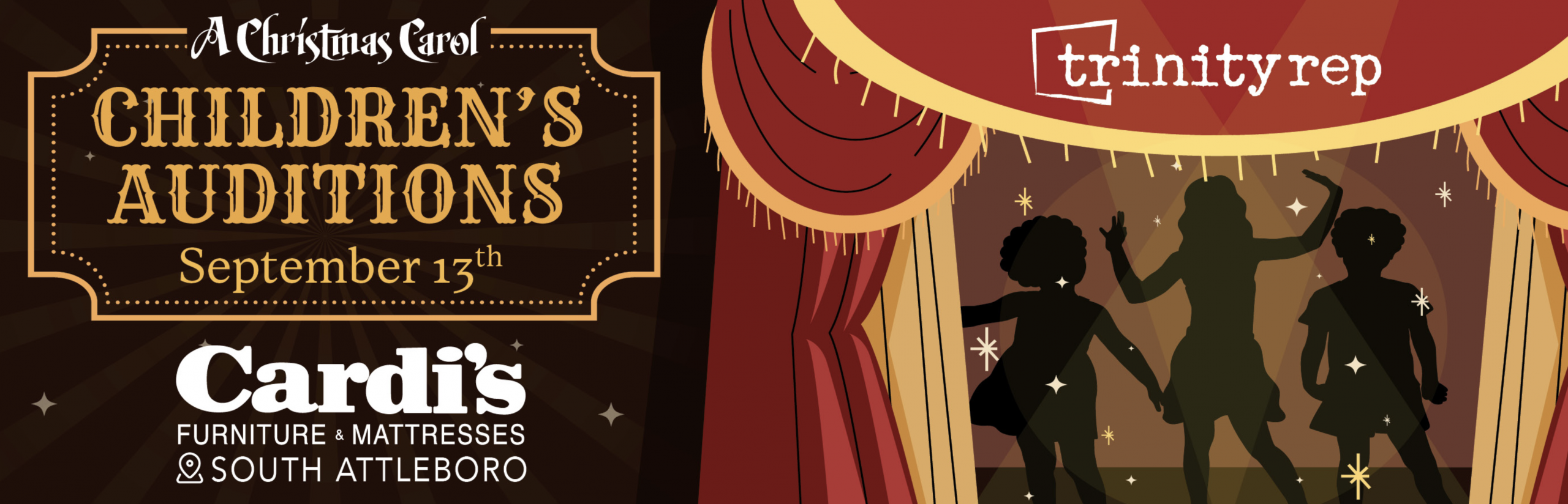 Calling All Young Stars: Trinity Rep’s Children’s Auditions Are Coming to Cardi’s Furniture & Mattresses
