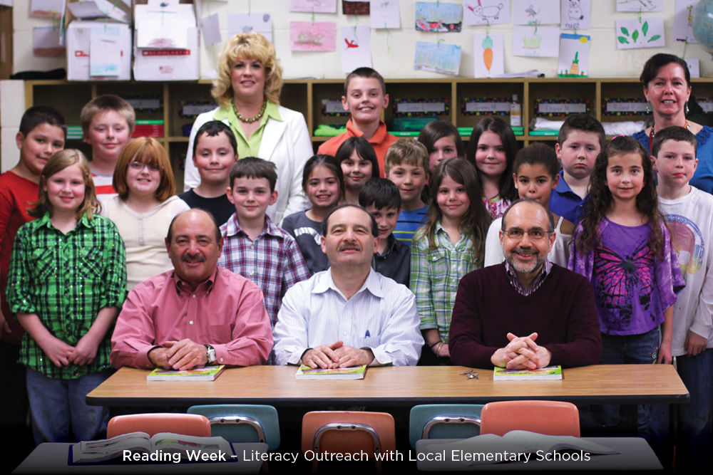 Reading Week - Literacy outreach with local elementary schools