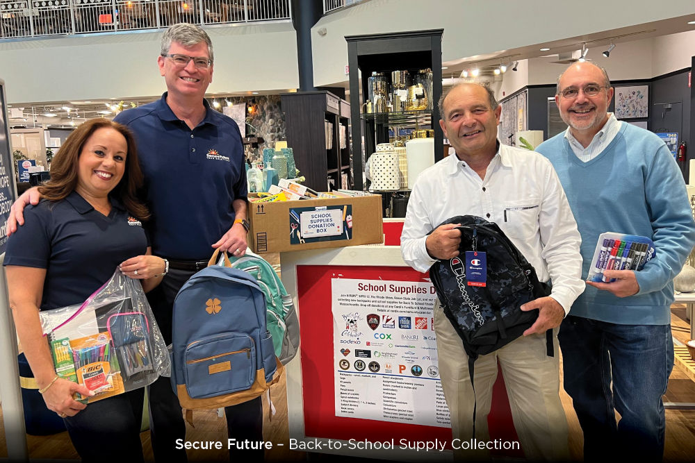 Secure Future- back to school supply collection
