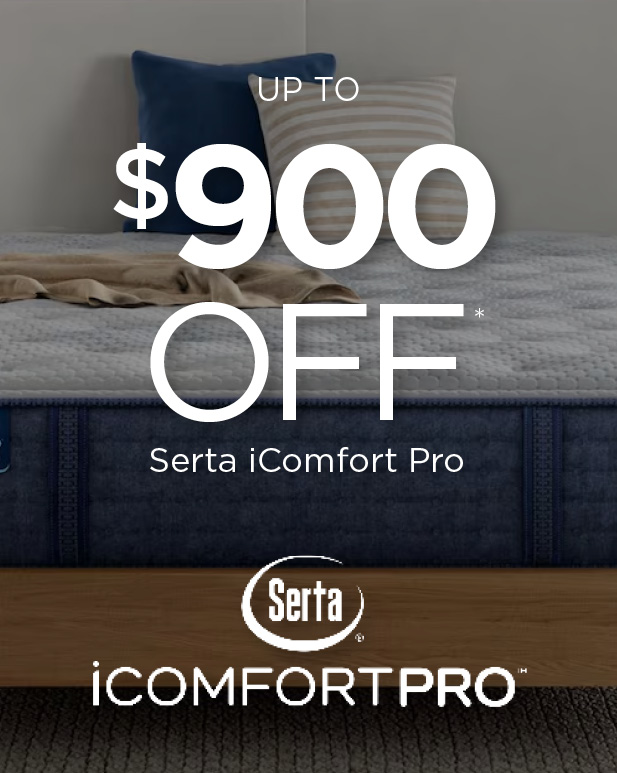 up to $900 off Serta iComfort Pro
