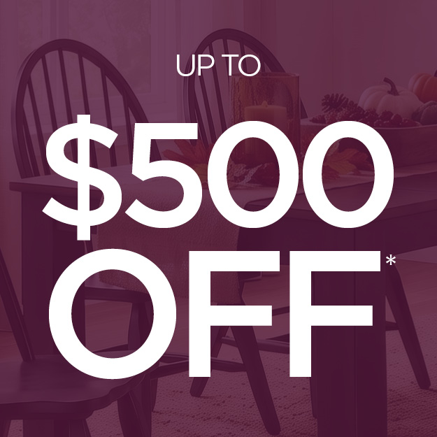 Up to $500 OFF