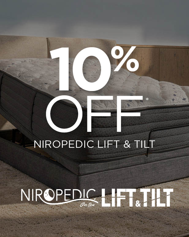10% off NIROPEDIC Lift & Tilt adjustable base